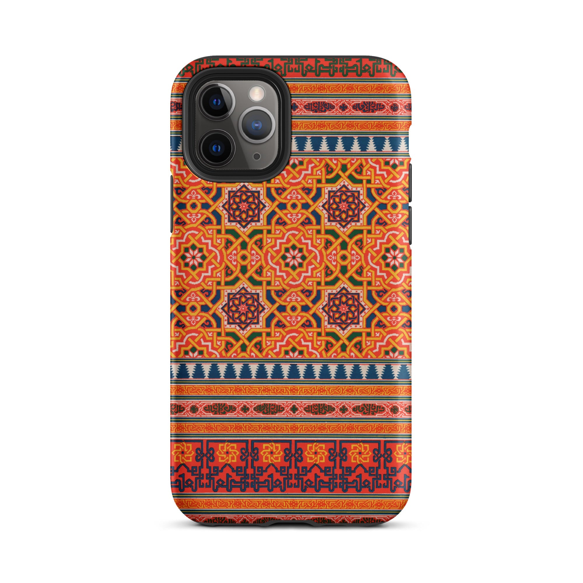 La Decoration Arabe 9 + 10 - Emile Prisse D’avennes Iphone Case, 11 Pro / Matte, Patterned Smartphone Case