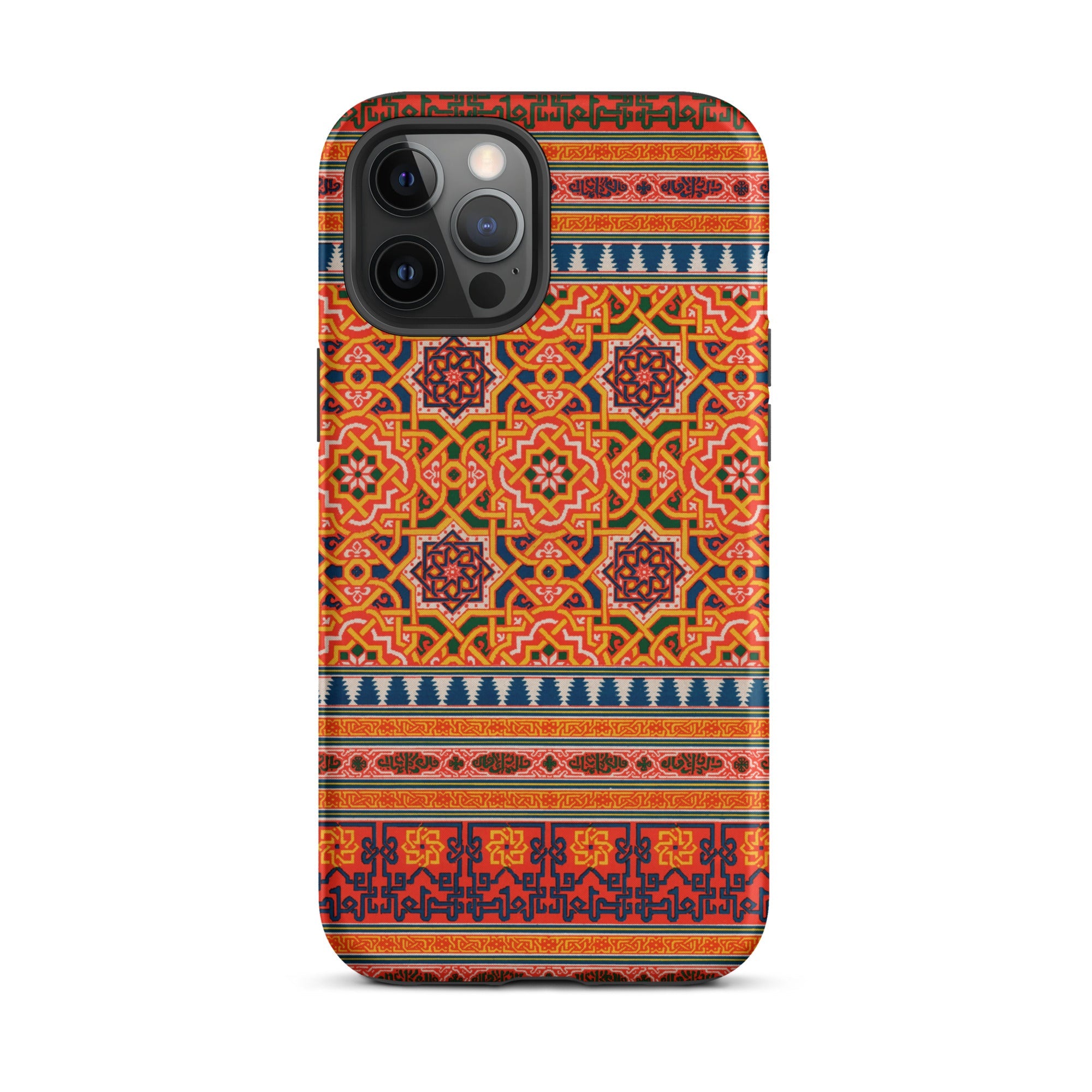 La Decoration Arabe 9 + 10 - Emile Prisse D’avennes Iphone Case, 12 Pro Max / Matte, Patterned Smartphone Case
