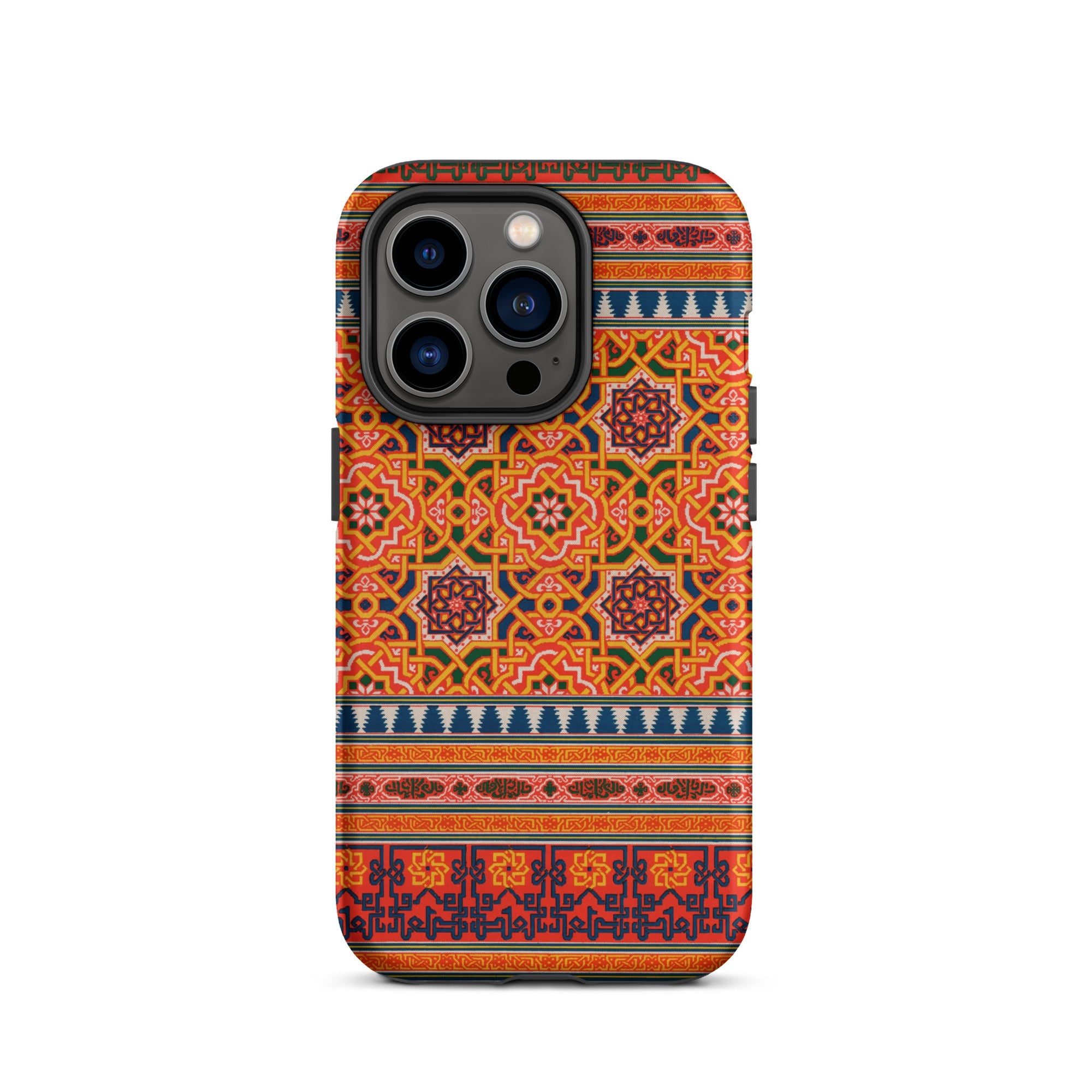 La Decoration Arabe 9 + 10 - Emile Prisse D’avennes Iphone Case, 14 Pro / Matte, Patterned Smartphone Case