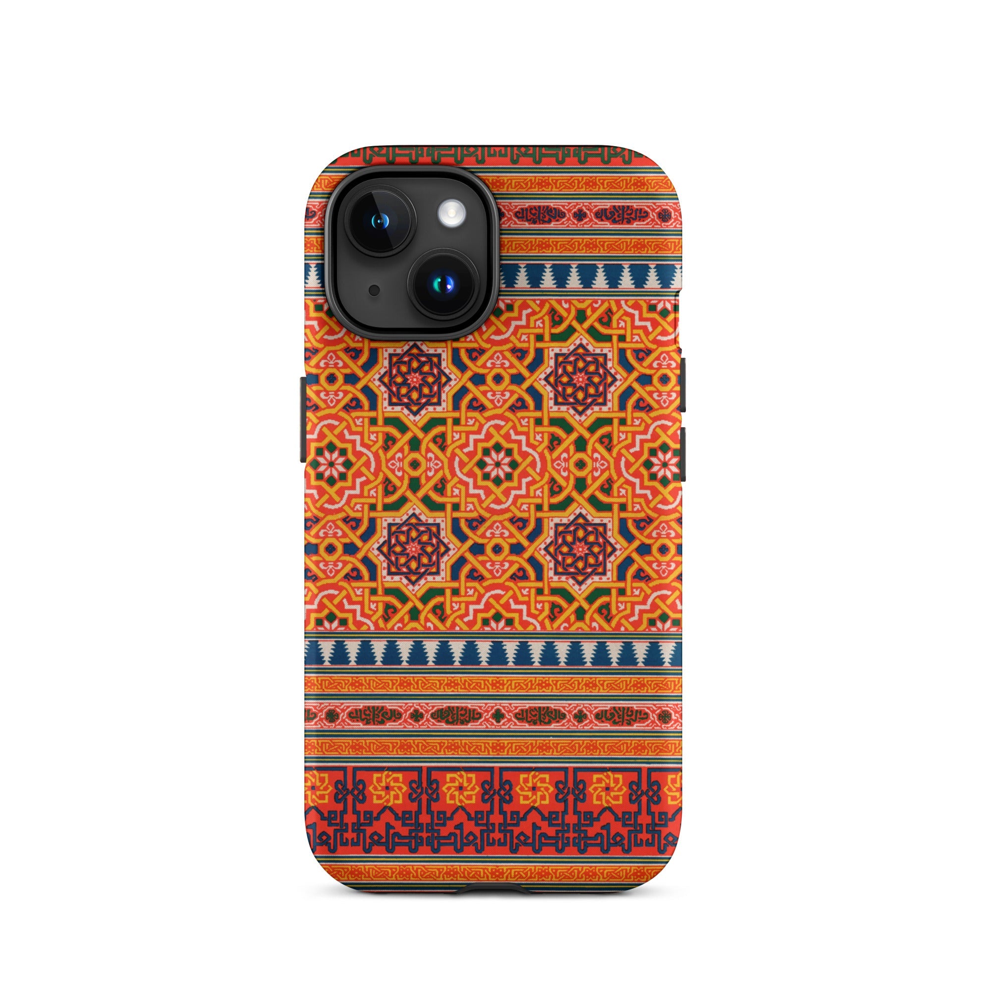 La Decoration Arabe 9 + 10 - Emile Prisse D’avennes Iphone Case, 15 / Matte, Patterned Phone Case
