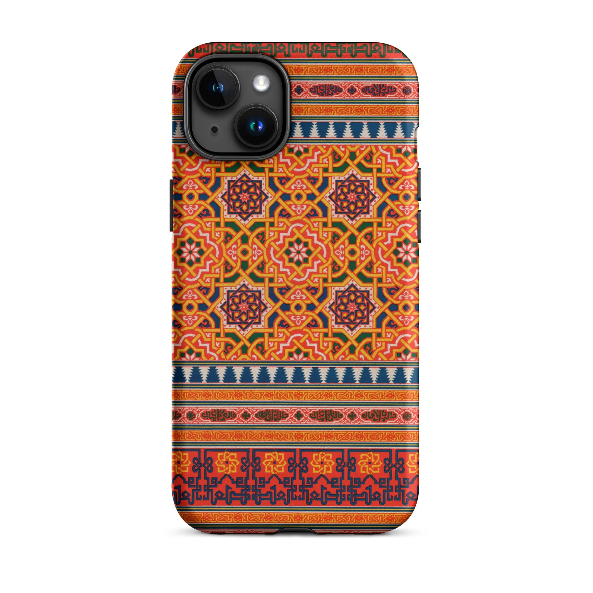 La Decoration Arabe 9 + 10 - Emile Prisse D’avennes Iphone Case, 15 Plus / Matte, Patterned Iphone Case