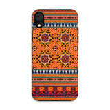 La Decoration Arabe 9 + 10 - Emile Prisse D’avennes Iphone Case, Xr / Matte, Colorful Patterned Phone Case Intricate Geometric Floral