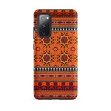 La Decoration Arabe 9 + 10 - Emile Prisse D’avennes Samsung Case, Galaxy S20 Fe / Matte, Smartphone Case Intricate Orange Red Blue