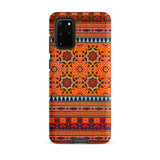 La Decoration Arabe 9 + 10 - Emile Prisse D’avennes Samsung Case, Galaxy S20 Plus / Matte, Smartphone Case Vibrant Orange Red Blue