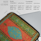 La Decoration Arabe - Emile Prisse D’avennes Laptop Sleeve, Colorful Patterned Laptop Sleeve Case Ornate Designs Red