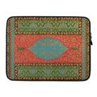 La Decoration Arabe - Emile Prisse D’avennes Laptop Sleeve, Ornate Laptop Sleeve Colorful Persian Carpet-inspired Design