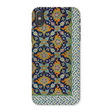 La Decoration Arabe - Emile Prisses D’avennes Iphone Case, x / Matte, Phone Case Ornate Islamic Geometric Pattern Blue Orange