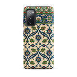 La Decoration Arabe - Emile Prisses D’avennes Samsung Case, Galaxy S20 Fe / Matte, Smartphone Case Blue Green Red Floral Pattern