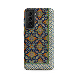 La Decoration Arabe - Emile Prisses D’avennes Samsung Case, Galaxy S21 Fe / Matte, Smartphone Case Intricate Colorful Rug-like Pattern