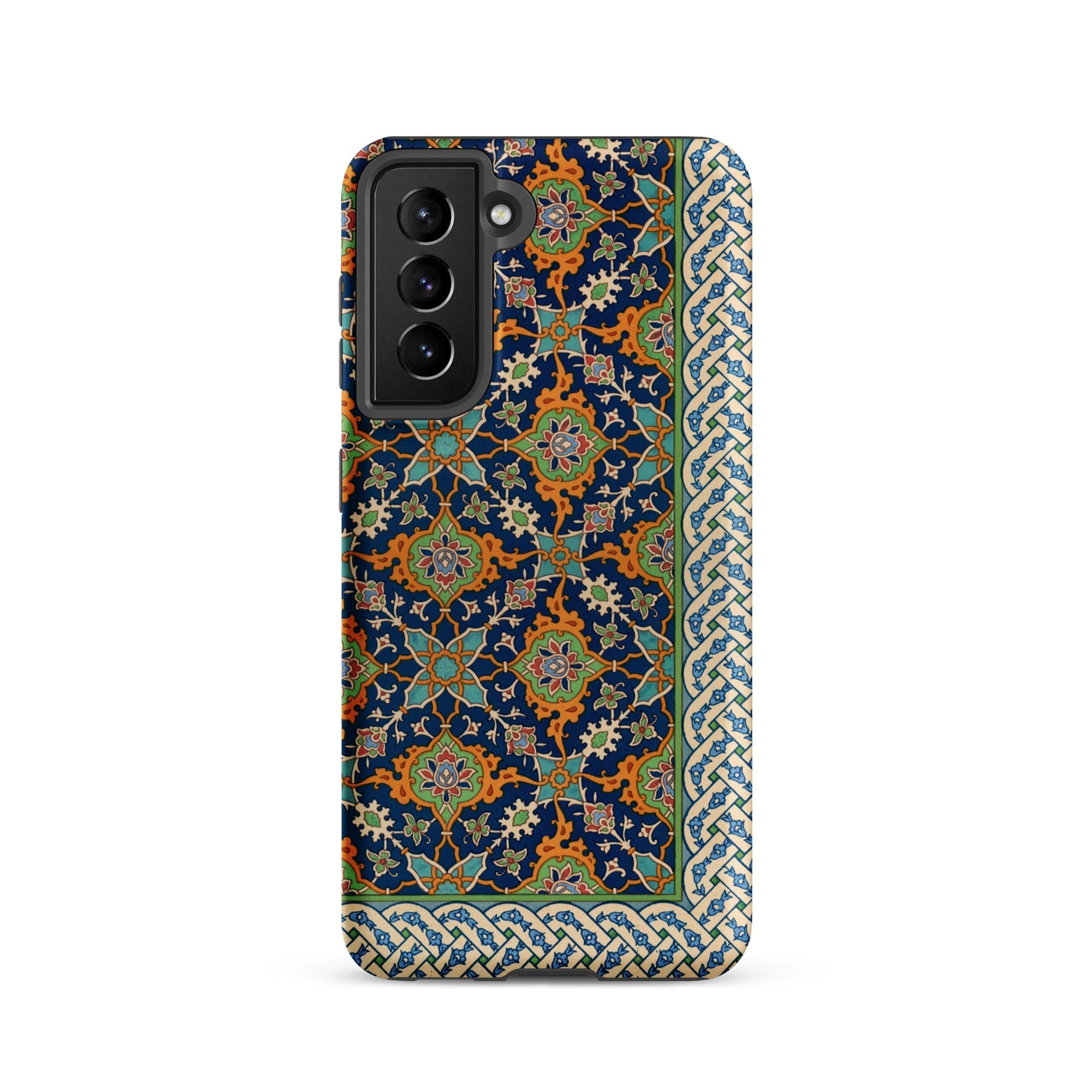 La Decoration Arabe Emile Prisses D’avennes Samsung Case, Galaxy S21 / Matte, Smartphone Case Detailed Colorful Floral Geometric Pattern