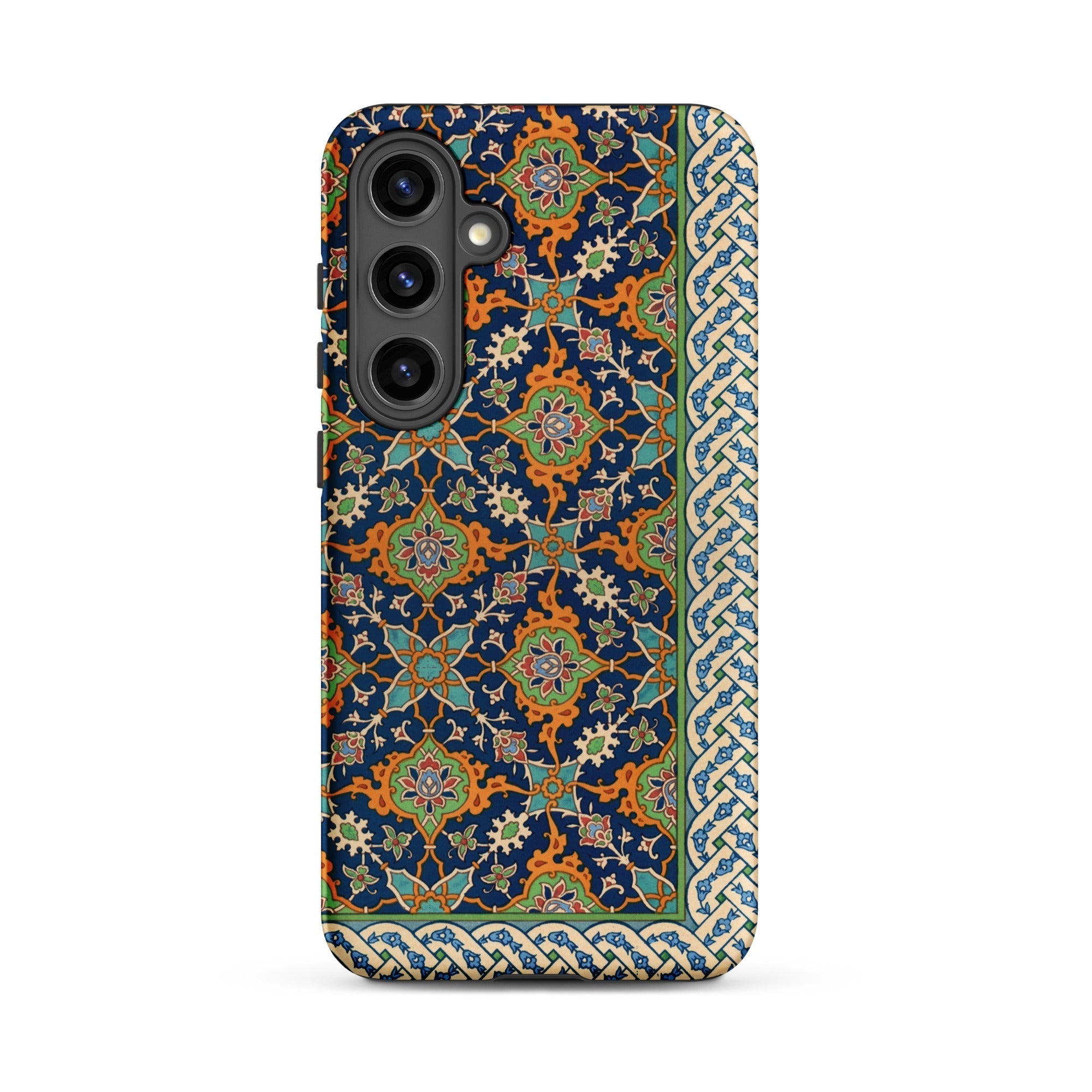 La Decoration Arabe Emile Prisses D’avennes Samsung Case, Galaxy S24 Plus / Matte, Smartphone Case Ornate Colorful Floral Geometric Pattern