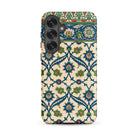 La Decoration Arabe Emile Prisses D’avennes Samsung Case, Galaxy S25 Plus / Matte, Smartphone Case Ornate Floral Pattern Shades Blue Green