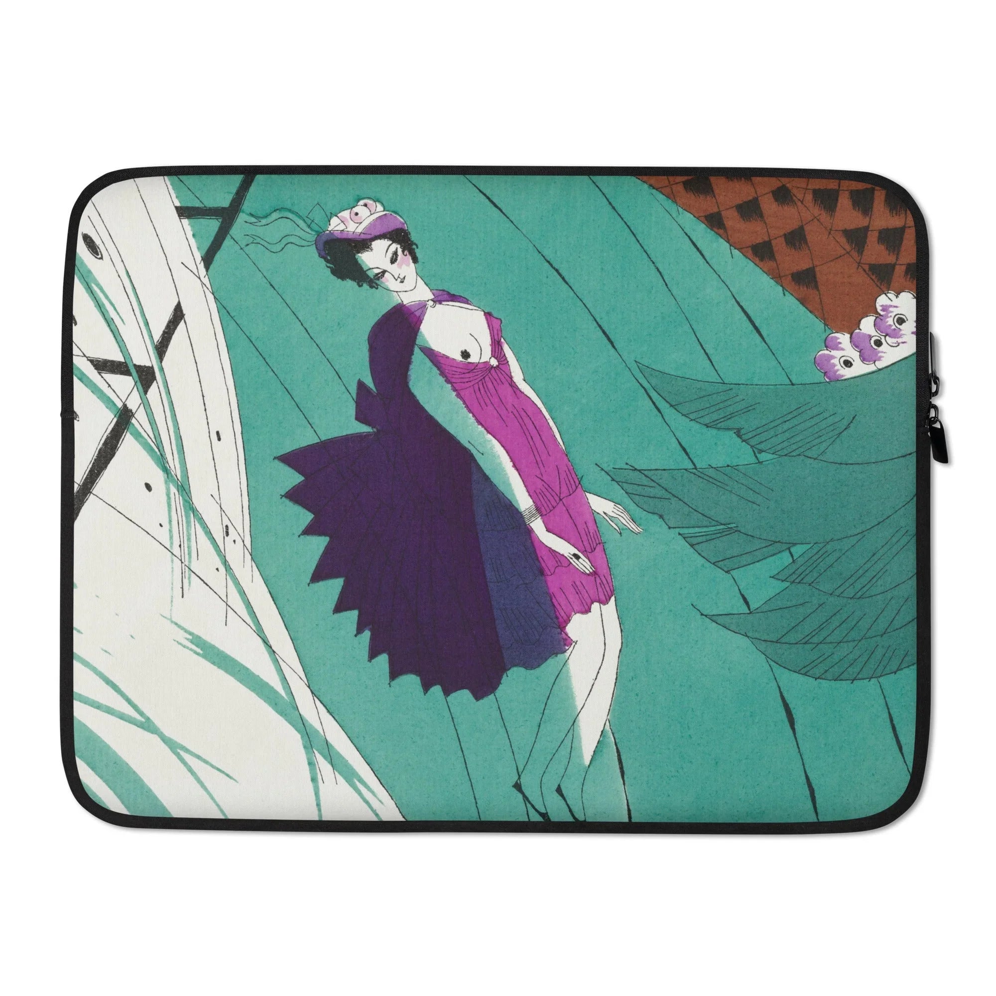 La Morte D’amour - Charles Martin 1920s Art Laptop Sleeve 15″ Computer Covers & Skins