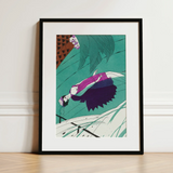La Morte D’amour - Charles Martin 1920s Art Print / Canvas, 12x16’’ / 31x41cm / Black Frame / Matboard, Posters Prints & Visual Artwork,