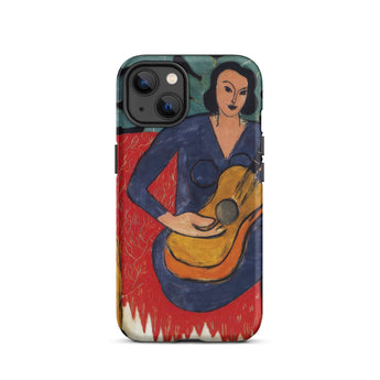 La Musique - Henri Matisse Fauvist Iphone Case, 13 / Matte, Iphone Case Painting Woman Guitar