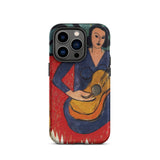 La Musique - Henri Matisse Fauvist Iphone Case, 14 / Matte, Phone Case Painting Woman Guitar