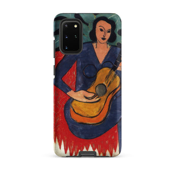 La Musique - Henri Matisse Fauvist Samsung Case, Galaxy S20 Plus / Matte, Phone Case Stylized Painting Woman Guitar