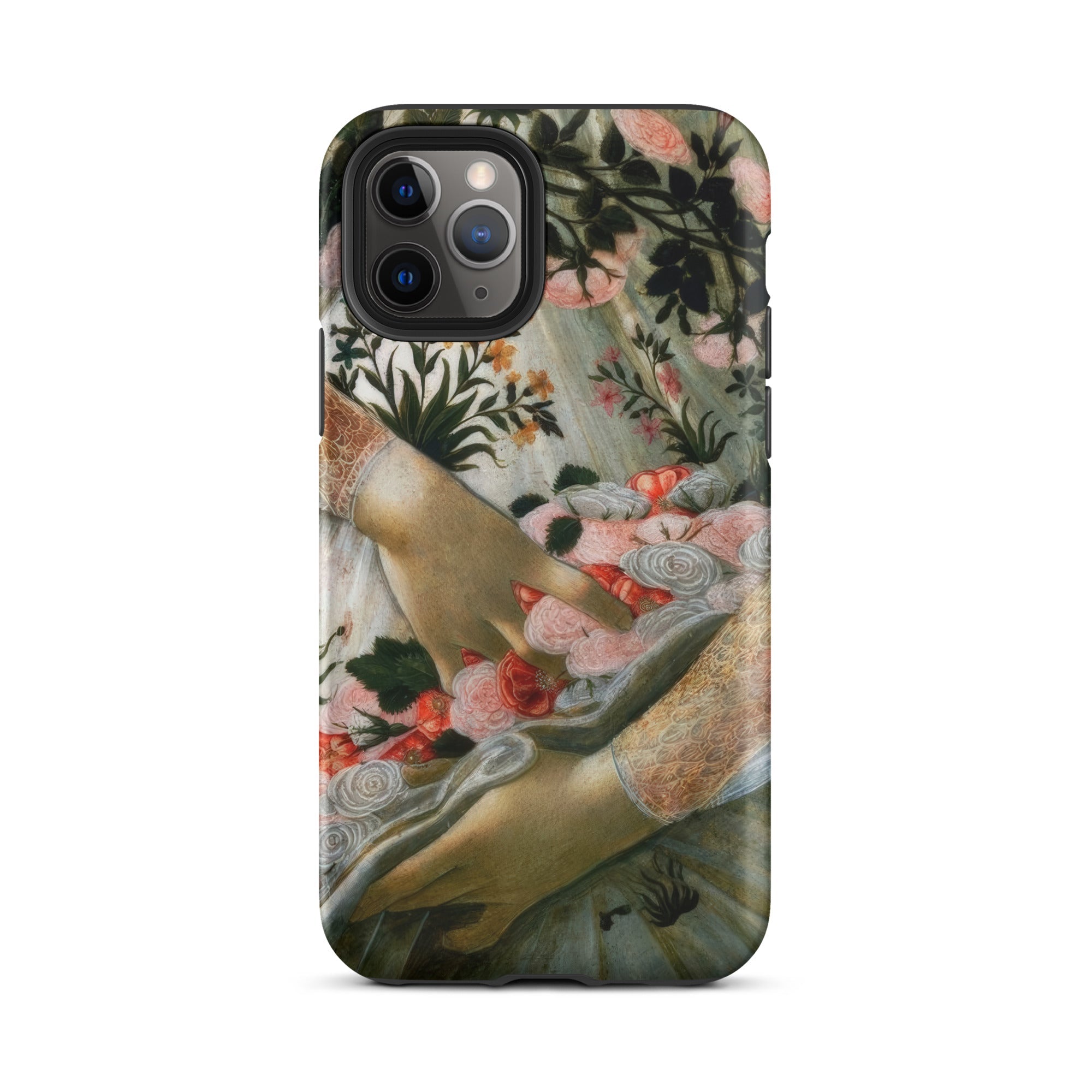 La Primavera Sandro Botticelli Iphone Case, 11 Pro / Matte, Floral Patterned Phone Case
