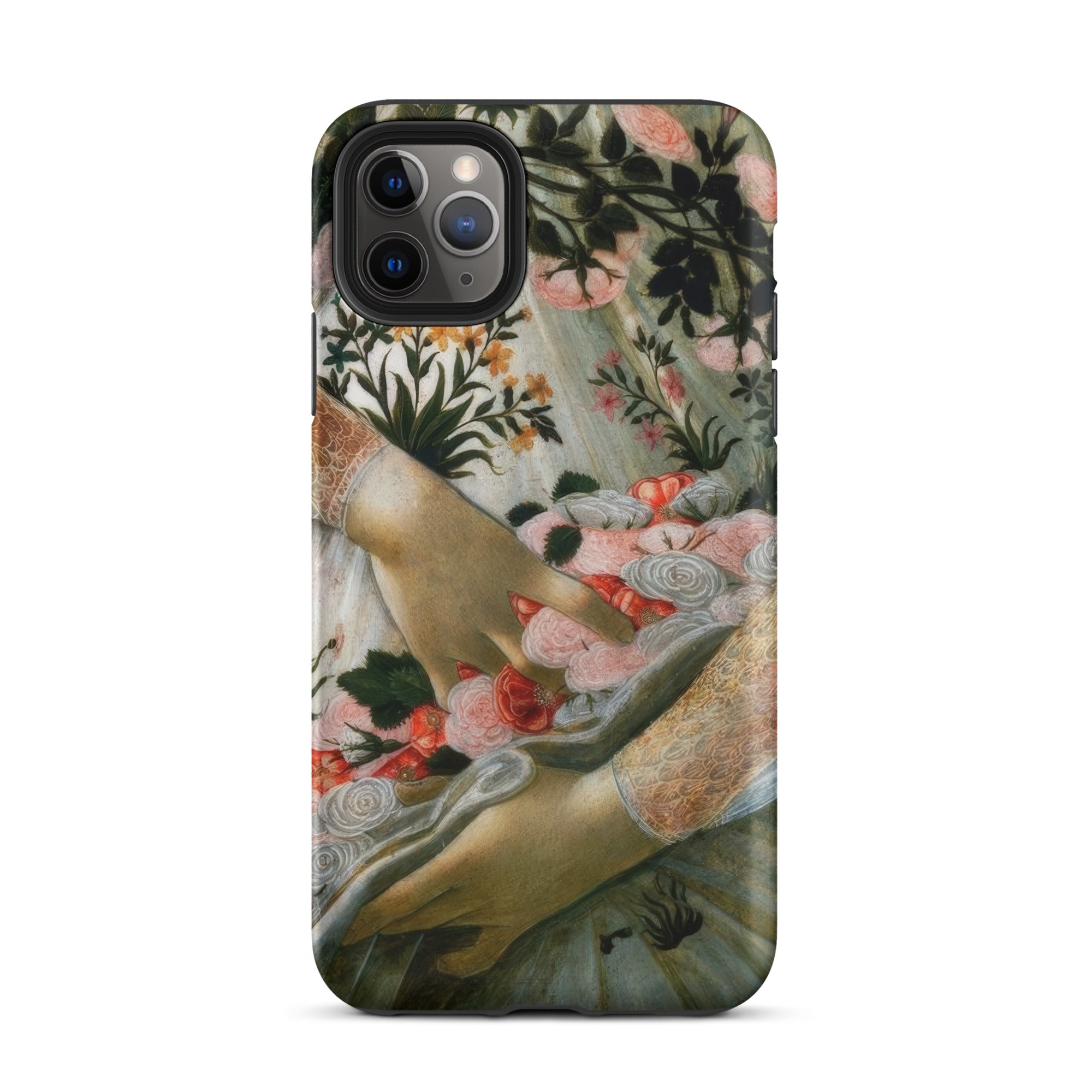 La Primavera Sandro Botticelli Iphone Case, 11 Pro Max / Matte, Floral Patterned Phone Case