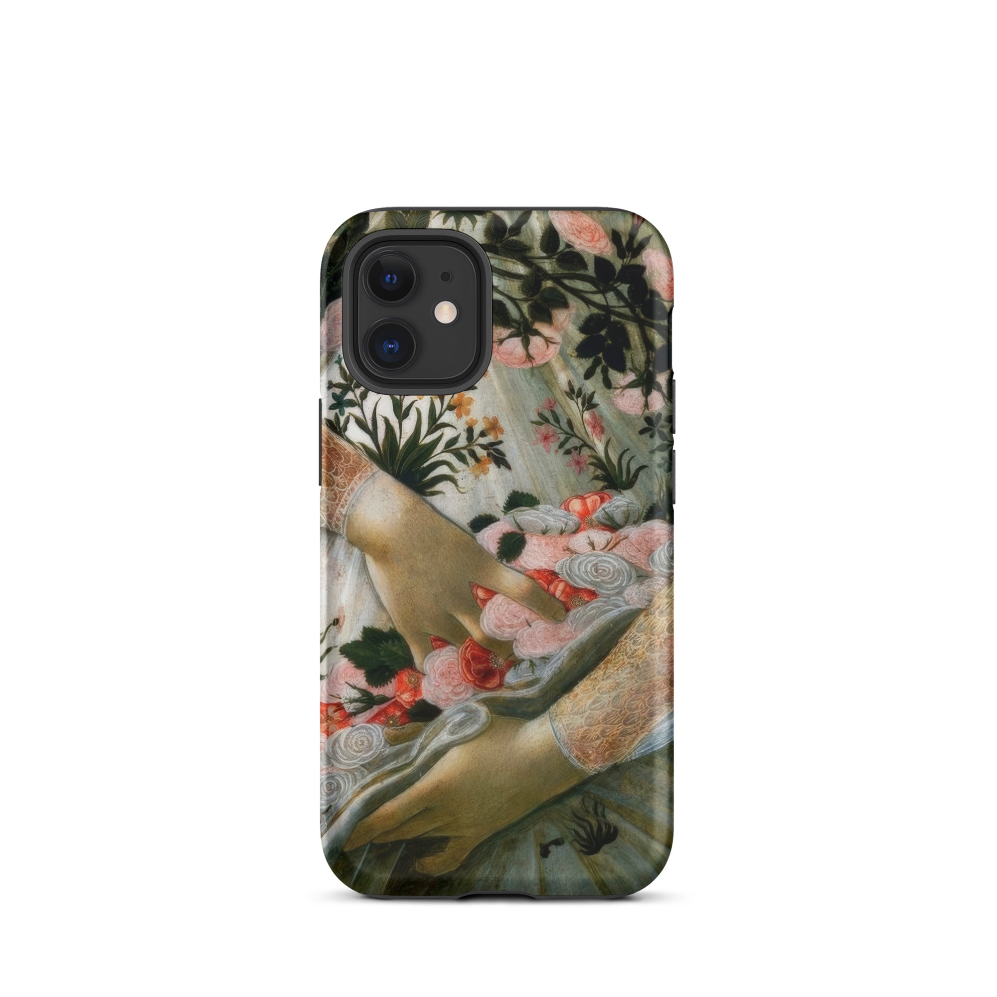 La Primavera Sandro Botticelli Iphone Case, 12 Mini / Matte, Floral Patterned Phone Case