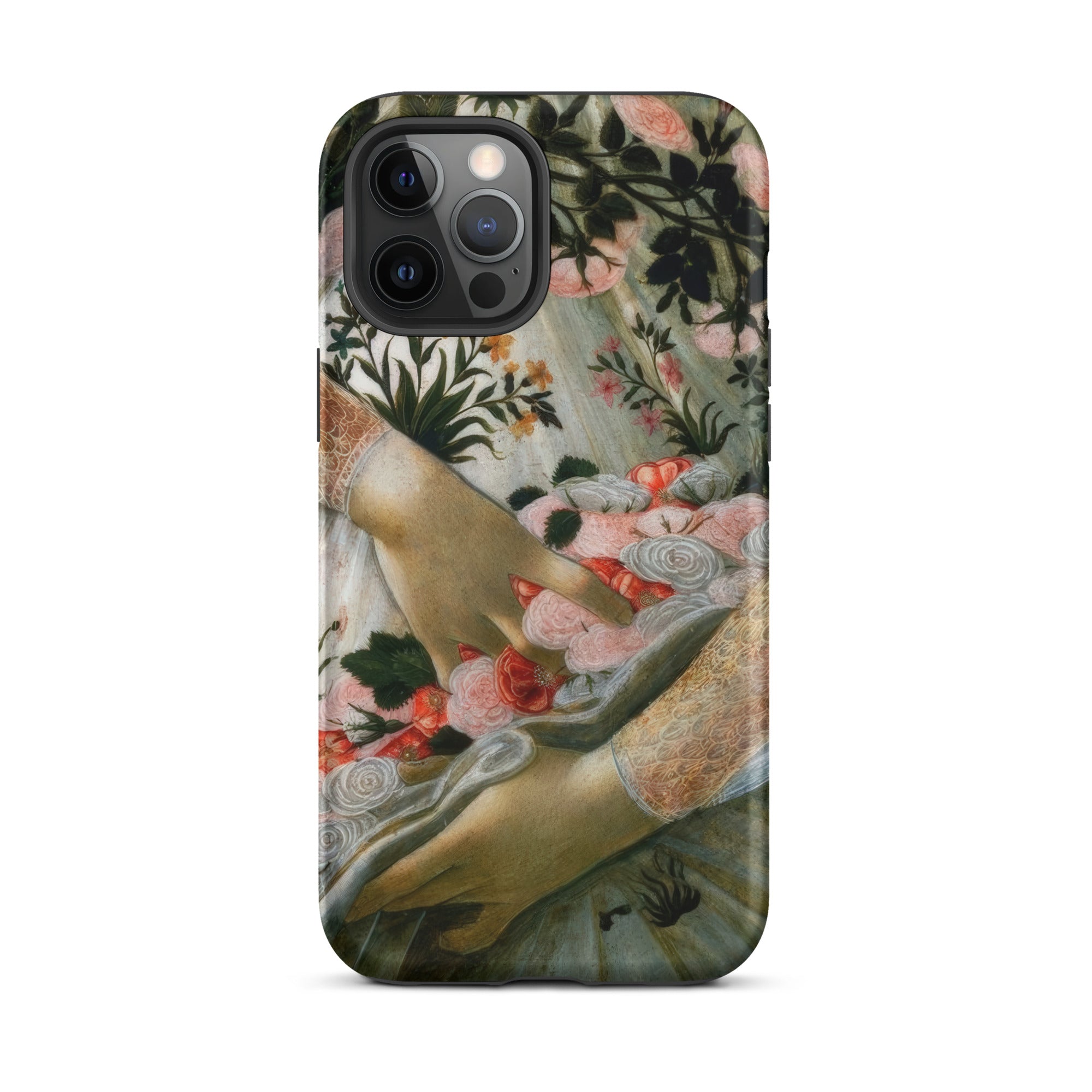 La Primavera Sandro Botticelli Iphone Case, 12 Pro Max / Matte, Floral Art Phone Case