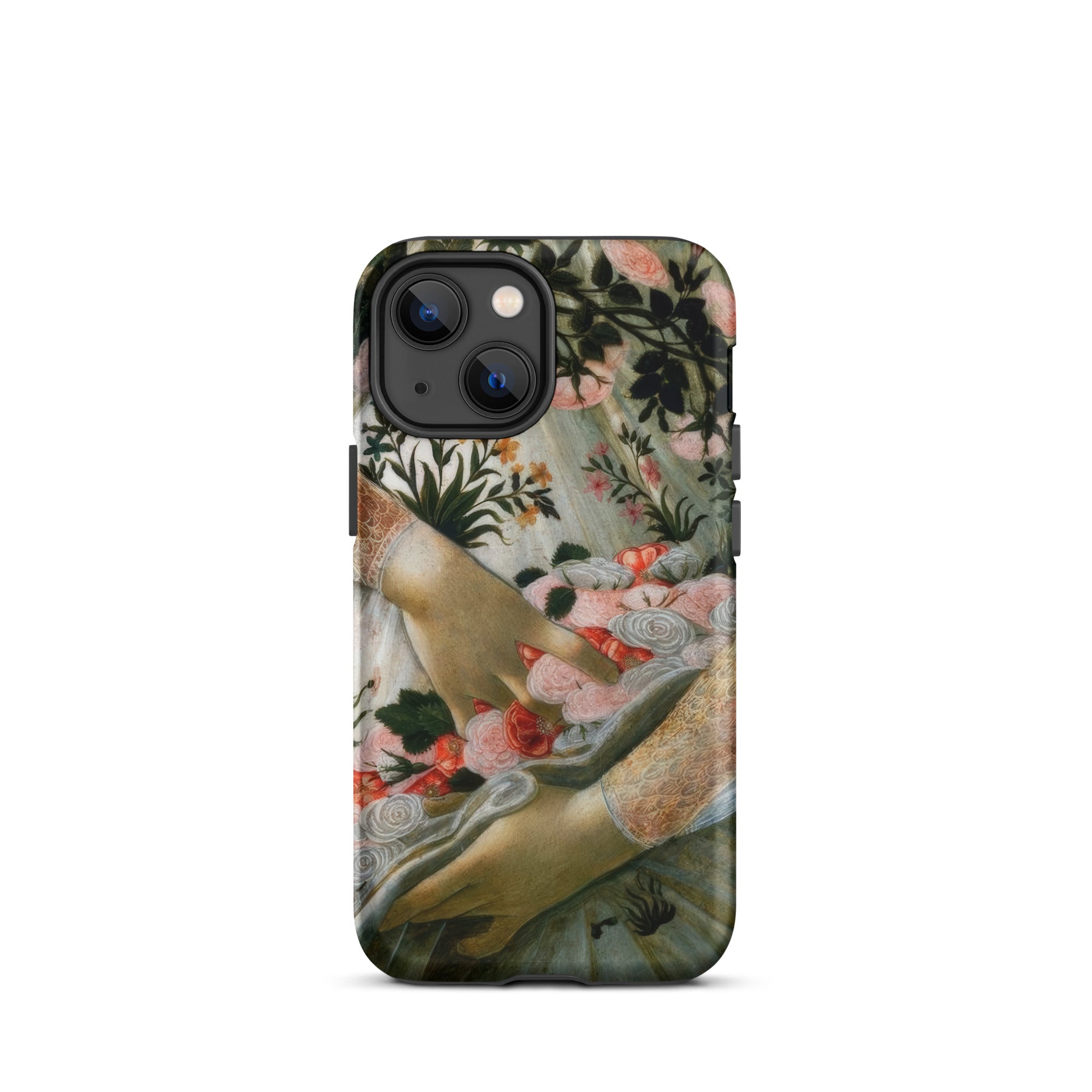 La Primavera Sandro Botticelli Iphone Case, 13 Mini / Matte, Floral Patterned Phone Case