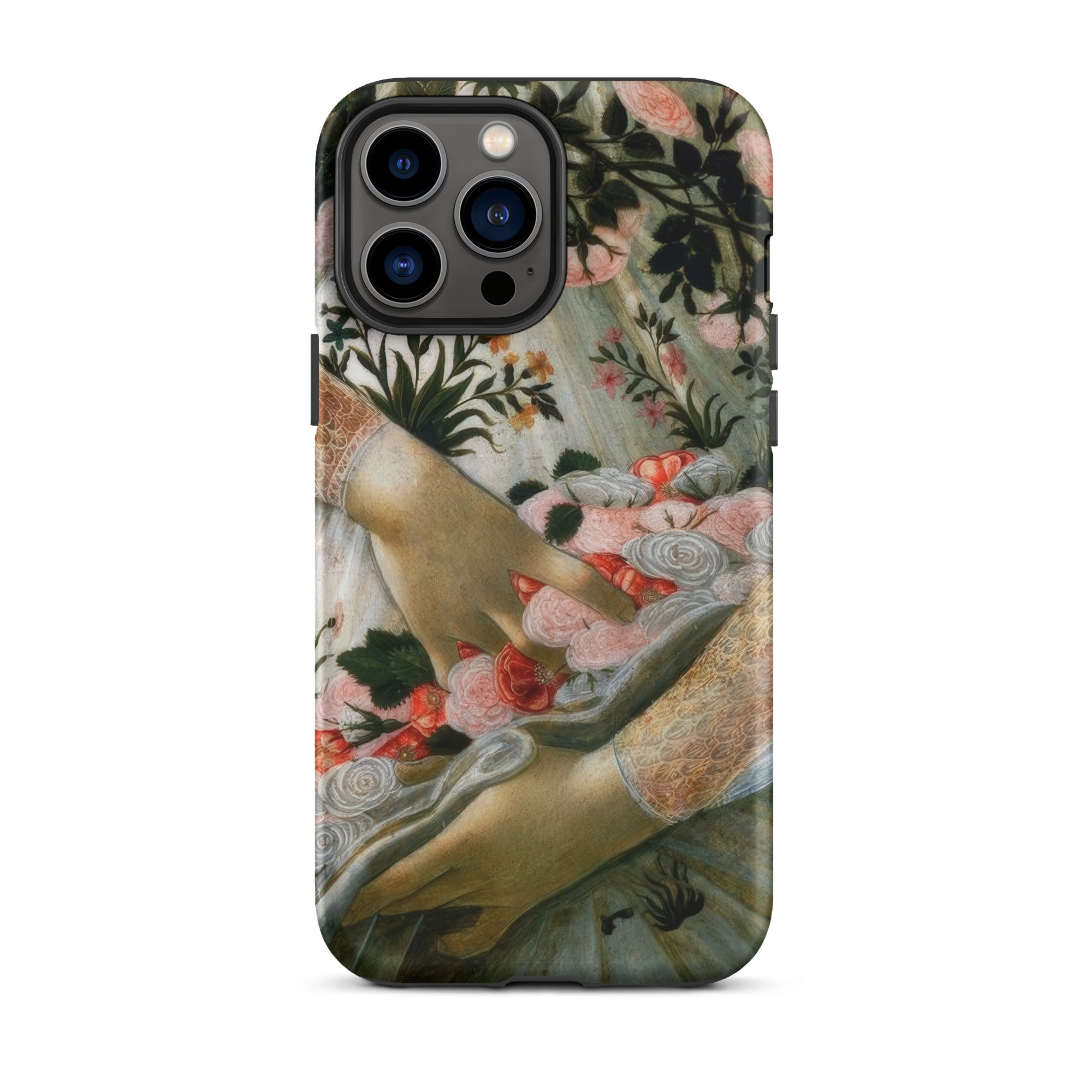 La Primavera Sandro Botticelli Iphone Case, 13 Pro Max / Matte, Floral Art Phone Case