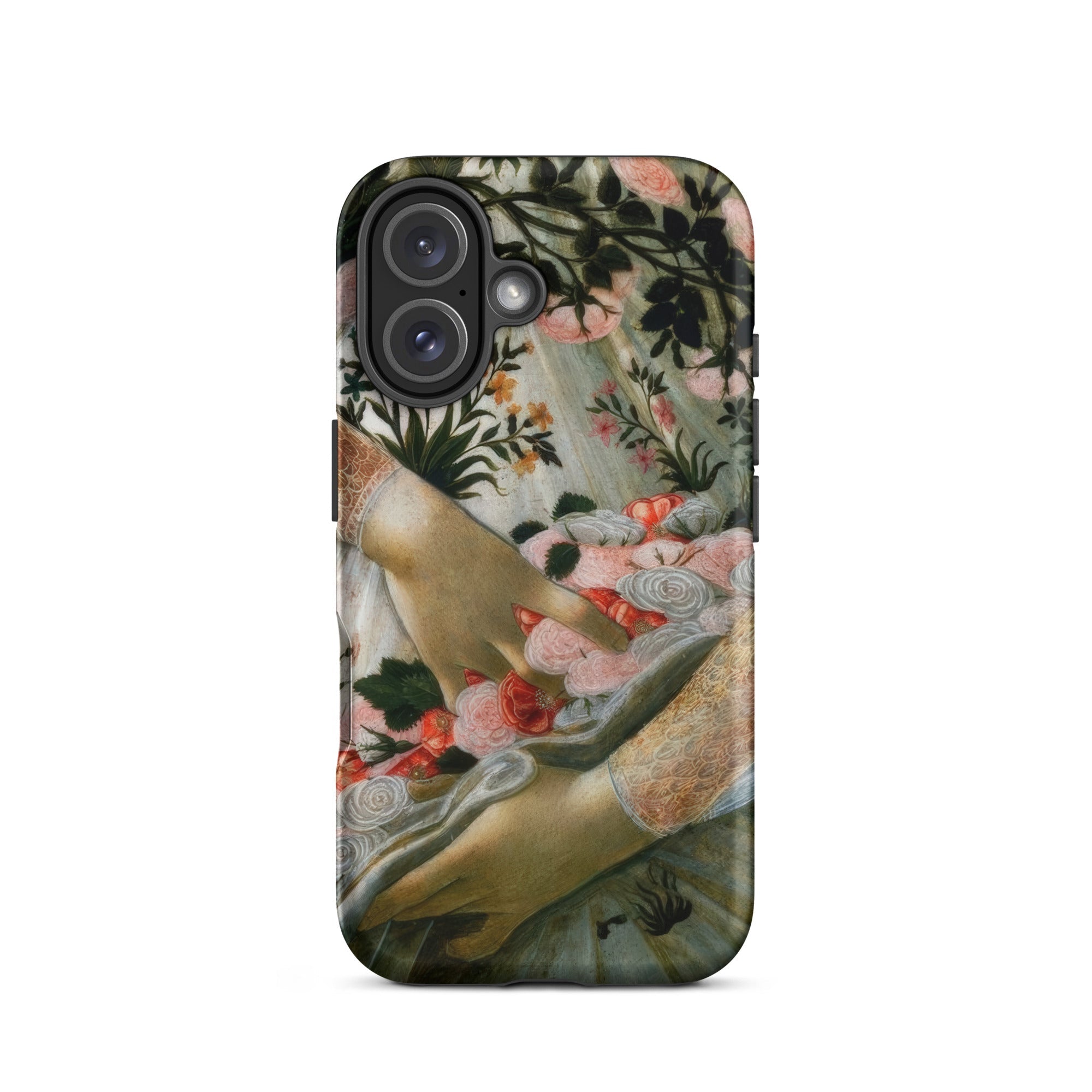 La Primavera Sandro Botticelli Iphone Case, 16 / Matte, Floral Patterned Phone Case