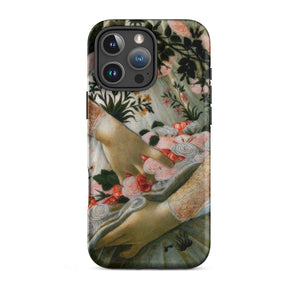 La Primavera - Sandro Botticelli Iphone Case, 16 Pro Max / Matte, Floral Hand-painted Phone Case