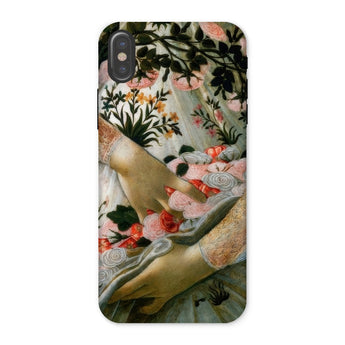La Primavera - Sandro Botticelli Iphone Case, x / Matte, Floral-patterned Phone Case