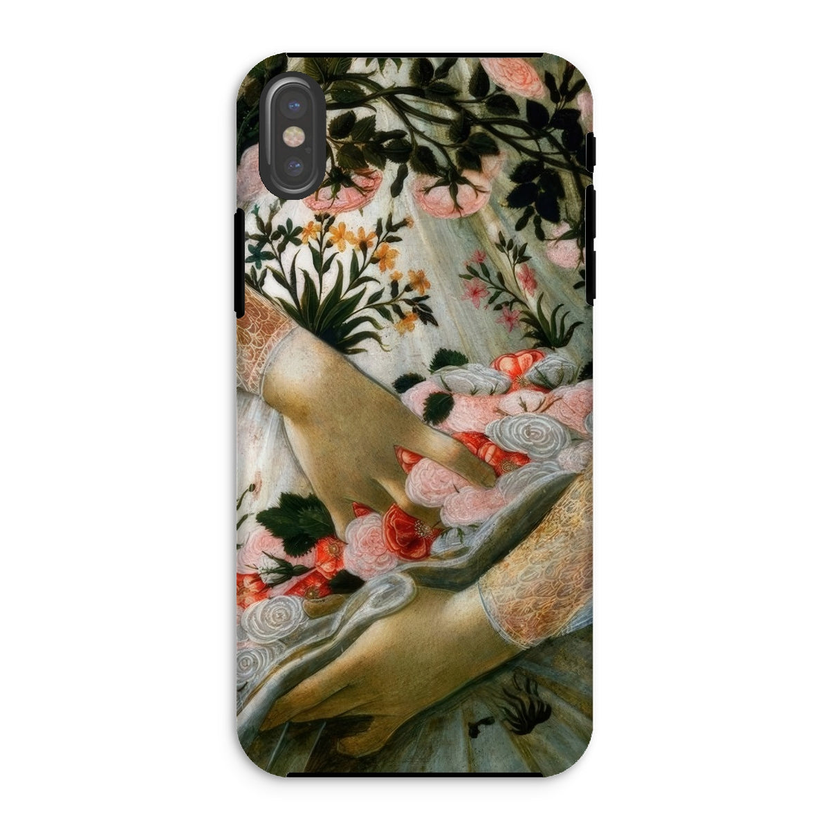 La Primavera Sandro Botticelli Iphone Case, Xs / Matte, Floral Art Phone Case
