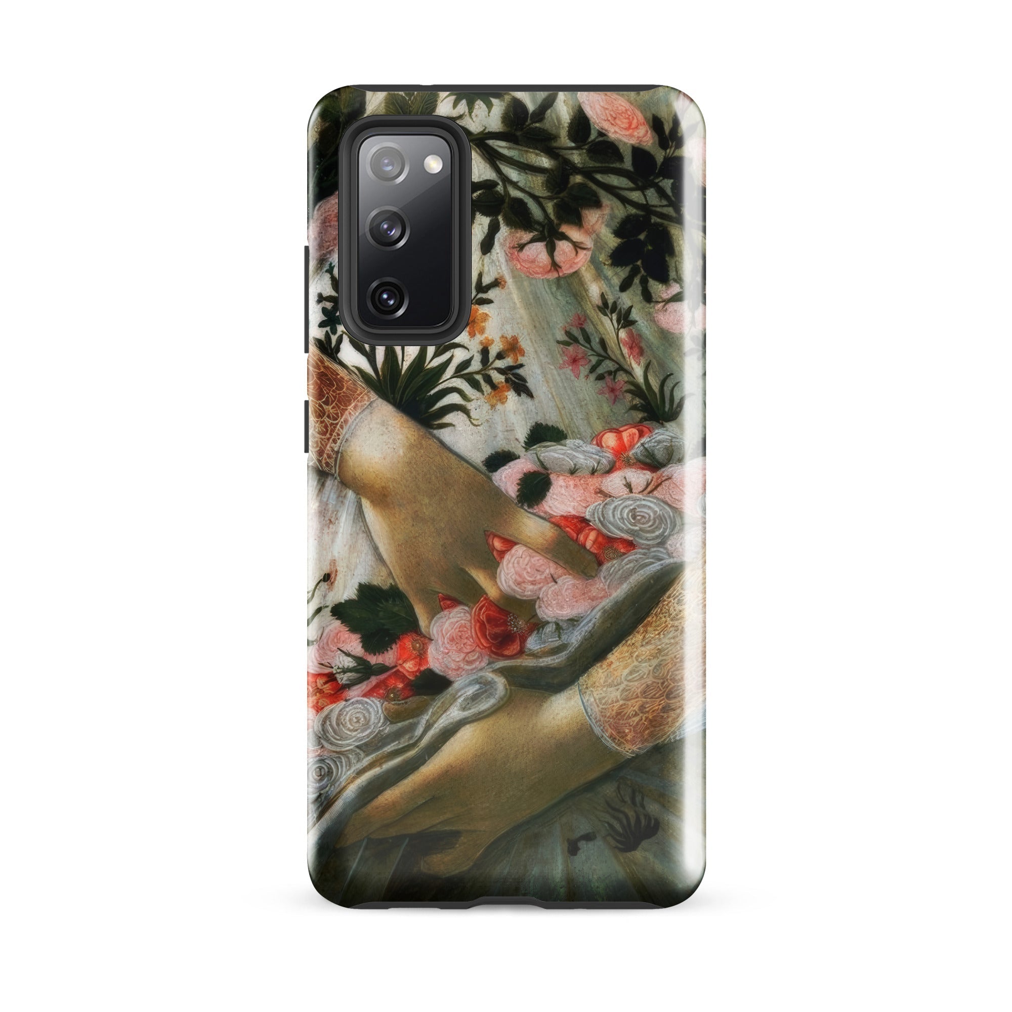 La Primavera Sandro Botticelli Samsung Case, Galaxy S20 Fe / Gloss, Smartphone Case Classical Painting Hands Flowers