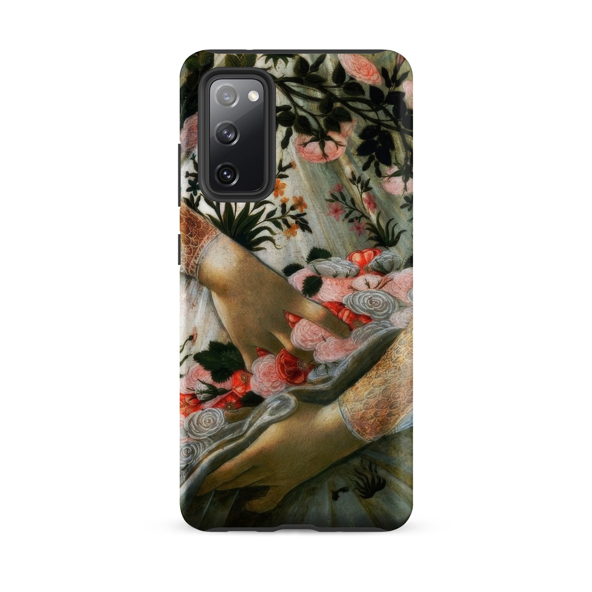 La Primavera Sandro Botticelli Samsung Case, Galaxy S20 Fe / Matte, Phone Case Classical Painting Hands Flowers