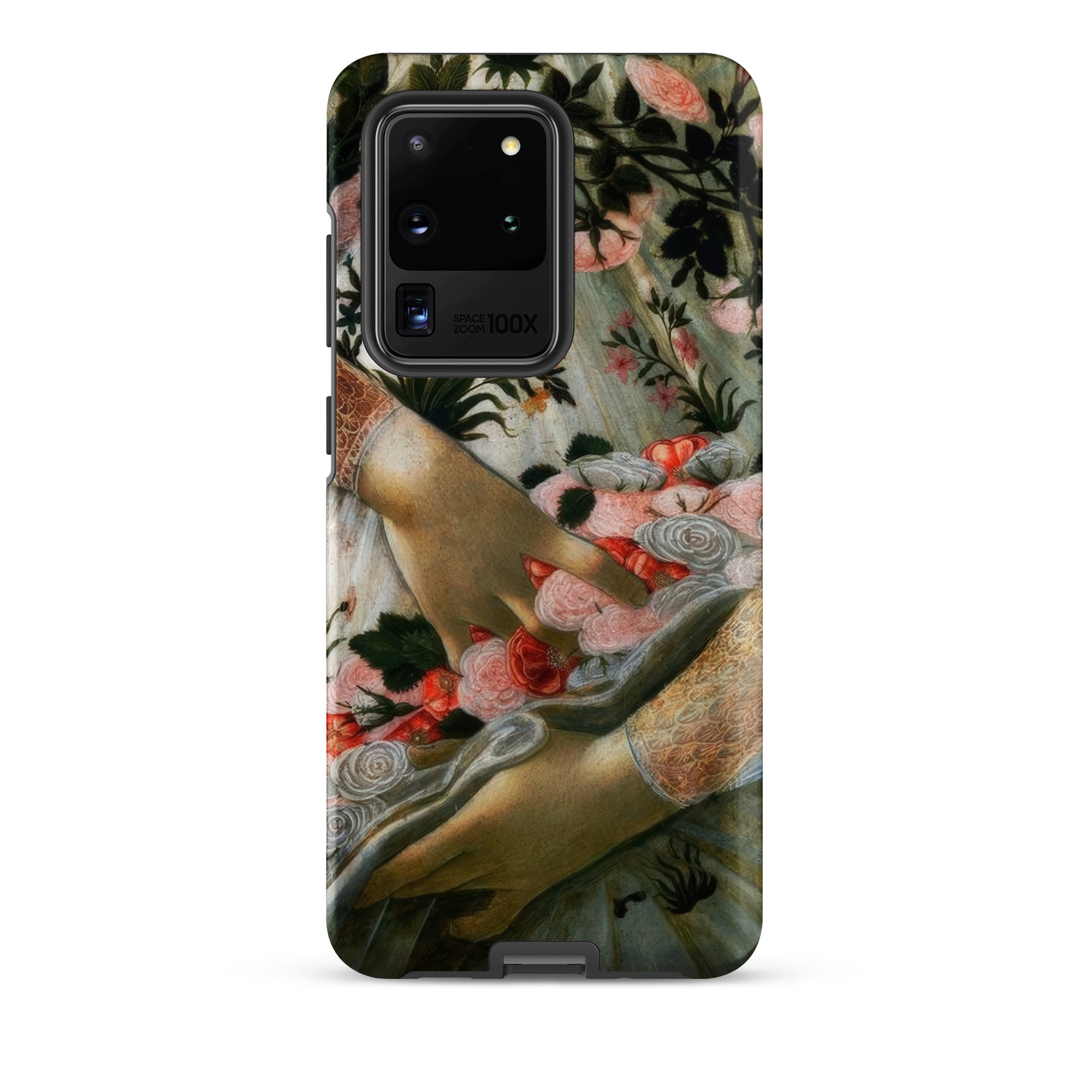La Primavera Sandro Botticelli Samsung Case, Galaxy S20 Ultra / Matte, Phone Case Classical Painting Hands Flowers