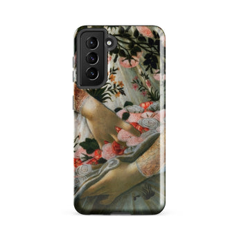 La Primavera - Sandro Botticelli Samsung Case, Galaxy S21 Fe / Gloss, Smartphone Case Classical Painting Hands Flowers
