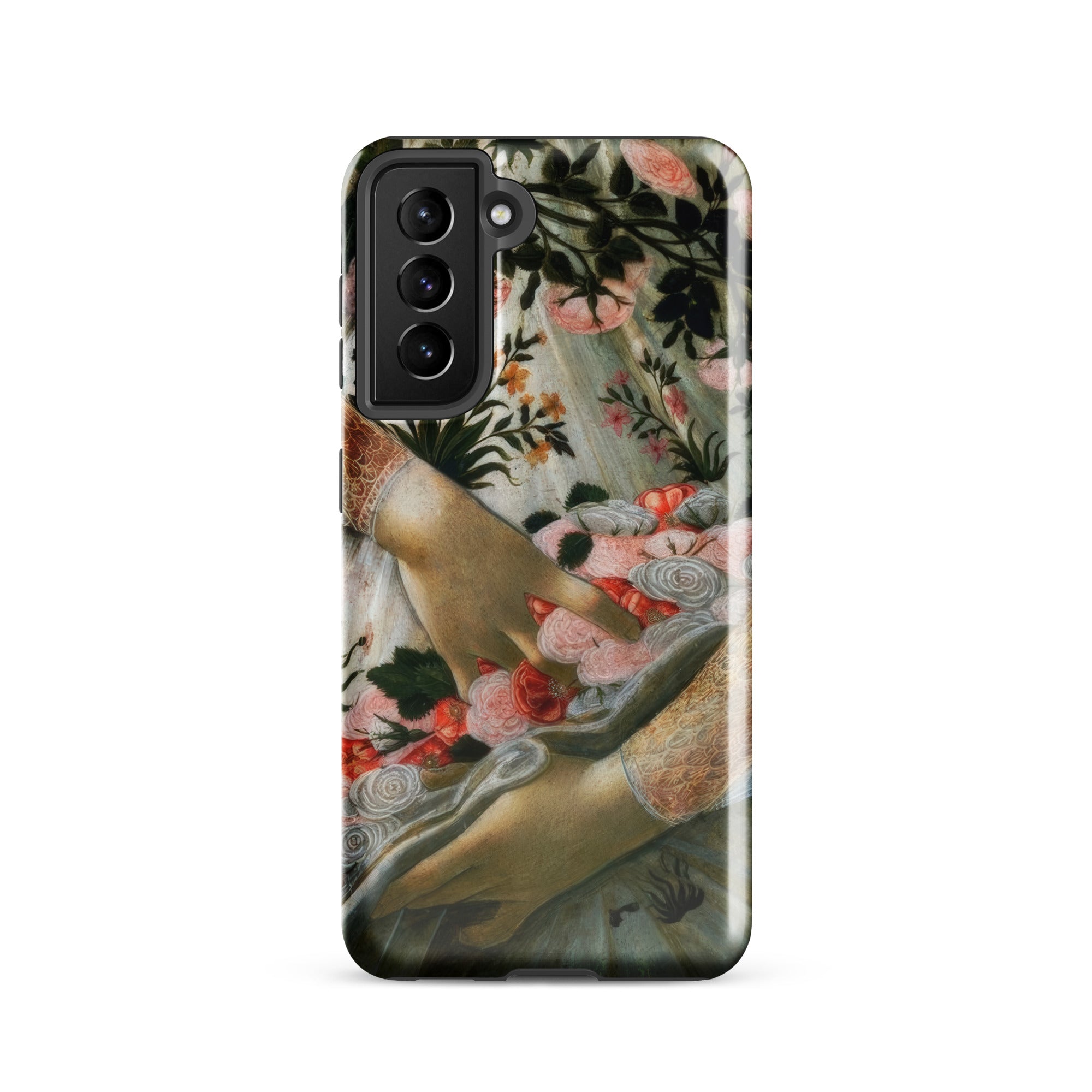 La Primavera Sandro Botticelli Samsung Case, Galaxy S21 / Gloss, Smartphone Case Classical Painting Hands Flowers
