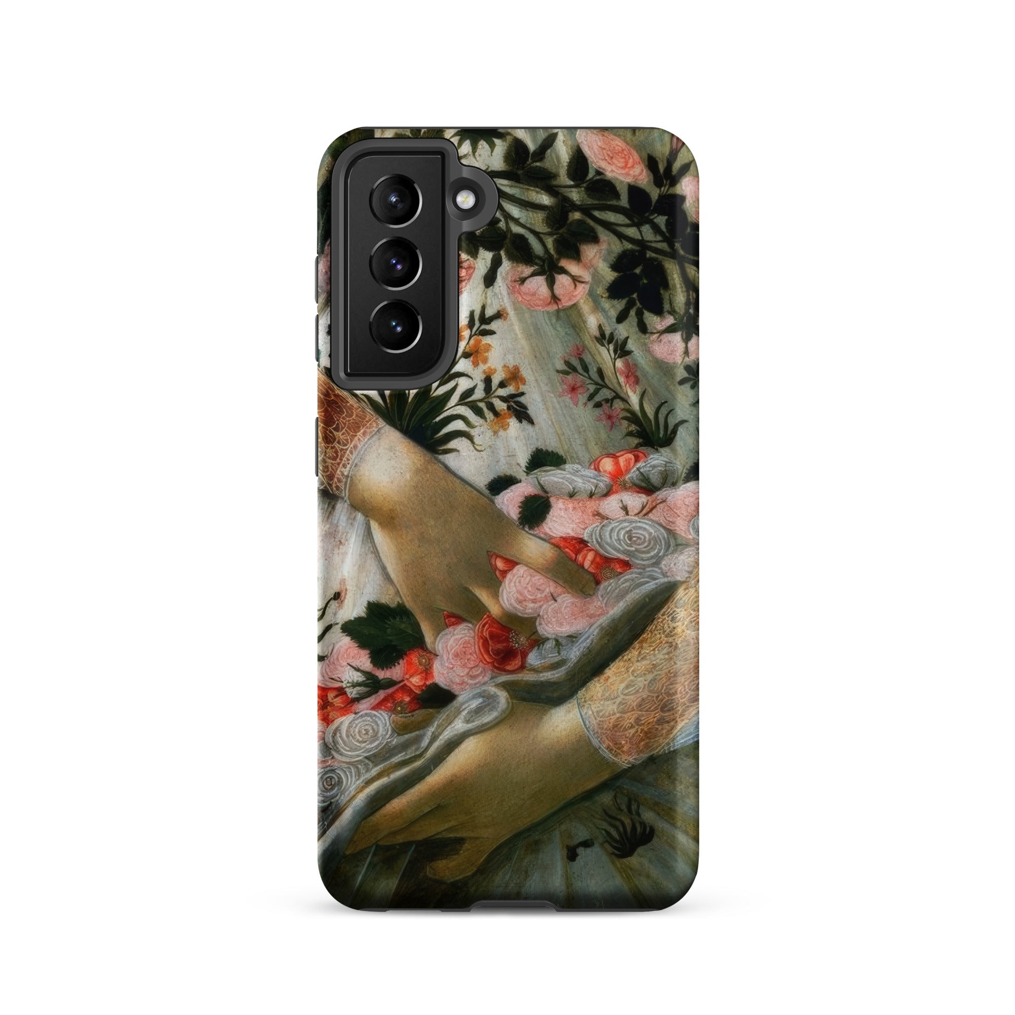 La Primavera Sandro Botticelli Samsung Case, Galaxy S21 / Matte, Smartphone Case Classical Painting Hands Flowers