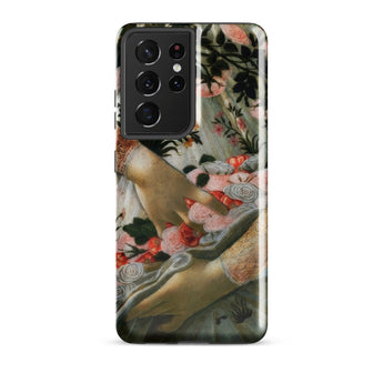 La Primavera - Sandro Botticelli Samsung Case, Galaxy S21 Ultra / Gloss, Smartphone Case Classical Painting Hands Flowers