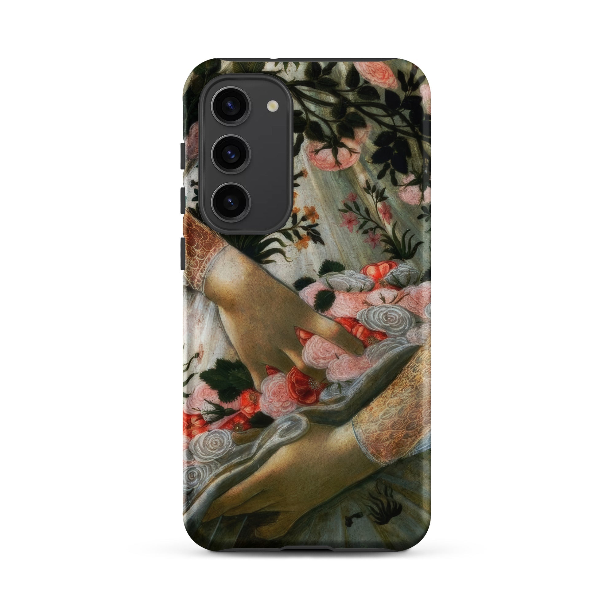 La Primavera Sandro Botticelli Samsung Case, Galaxy S23 Plus / Matte, Smartphone Case Classical Painting Hands Flowers
