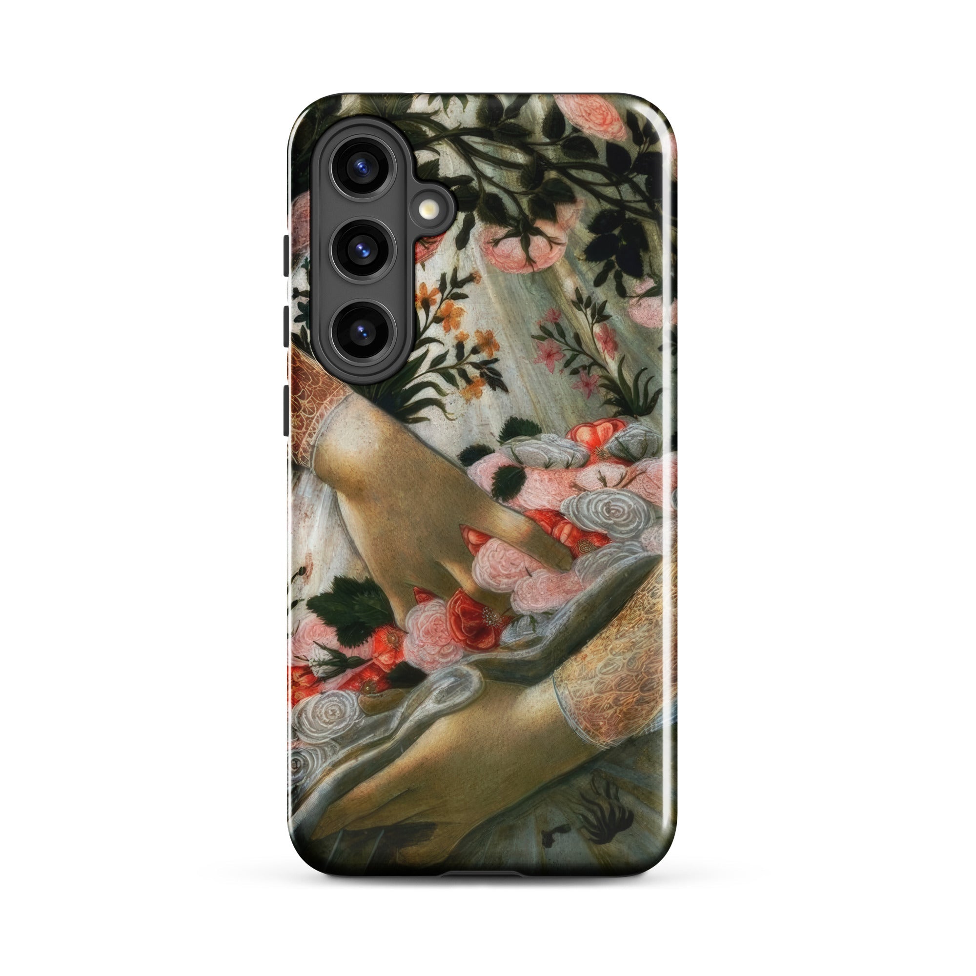La Primavera Sandro Botticelli Samsung Case, Galaxy S24 Plus / Gloss, Smartphone Case Classical Painting Hands Flowers