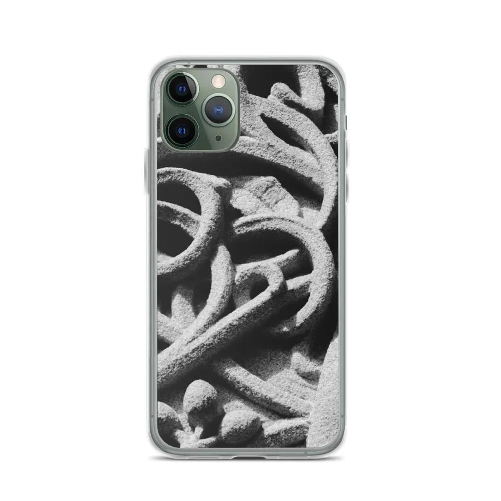 Labyrinth - Designer Travels Art Iphone Case - Black And White - Iphone 11 Pro - Mobile Phone Cases - Aesthetic Art