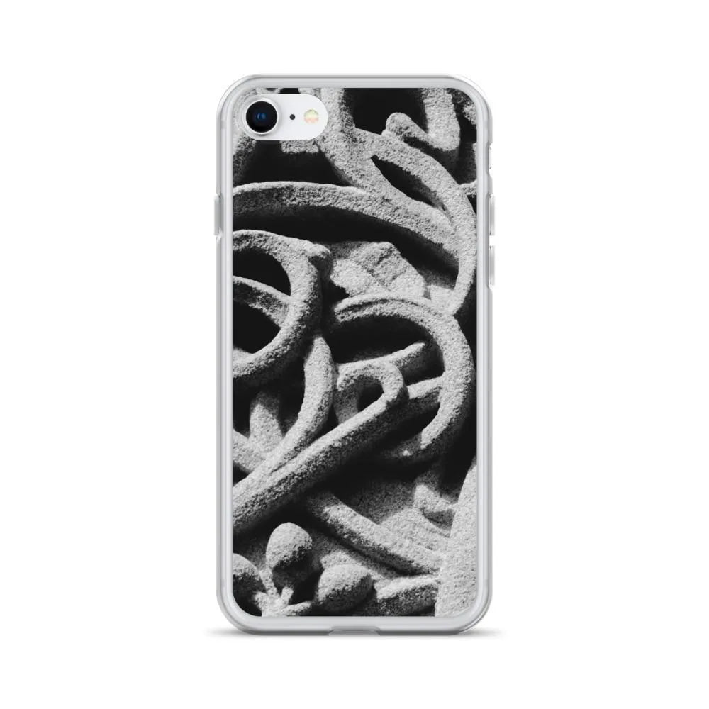 Labyrinth - Designer Travels Art Iphone Case - Black And White - Iphone 7/8 - Mobile Phone Cases - Aesthetic Art