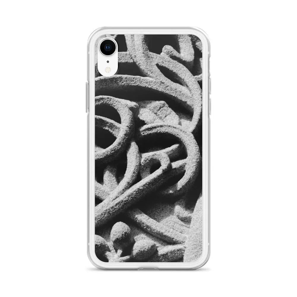 Labyrinth - Designer Travels Art Iphone Case - Black And White - Mobile Phone Cases - Aesthetic Art
