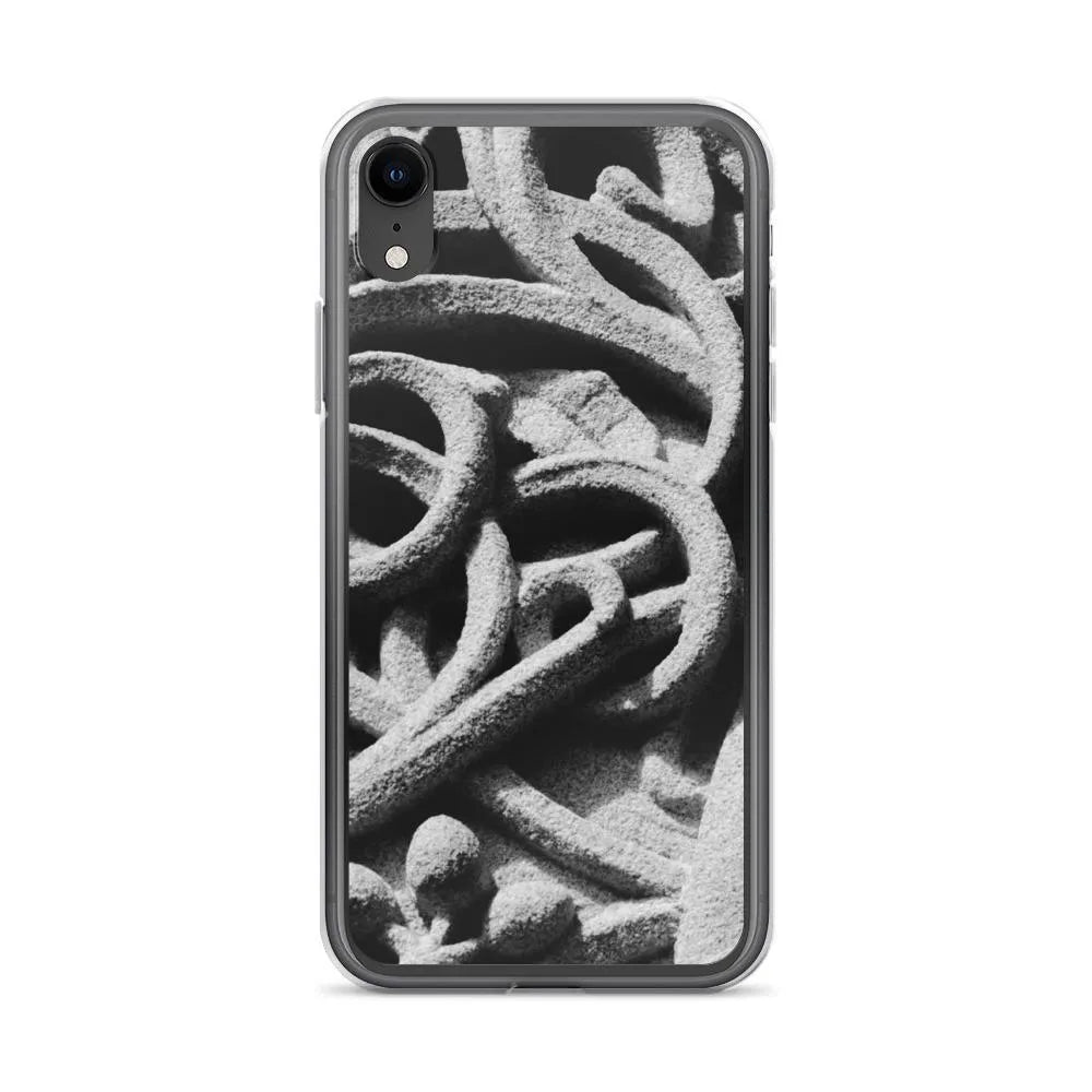 Labyrinth - Designer Travels Art Iphone Case - Black And White - Iphone Xr - Mobile Phone Cases - Aesthetic Art