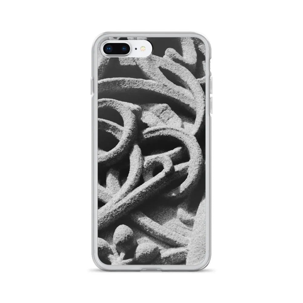 Labyrinth - Designer Travels Art Iphone Case - Black And White - Iphone 7 Plus/8 Plus - Mobile Phone Cases - Aesthetic