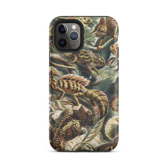 Lacertilia - Ernst Haeckel Lizard Taxonomy Iphone Case, 11 Pro / Matte, Lizard-patterned Phone Case