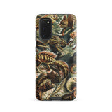 Lacertilia - Ernst Haeckel Lizard Taxonomy Samsung Case, Galaxy S20 / Matte, Dark-colored Phone Case Vibrant Intricate Illustration