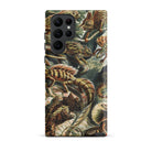 Lacertilia Ernst Haeckel Lizard Taxonomy Samsung Case, Galaxy S22 Ultra / Matte, Smartphone Case Adorned Detailed Illustration Reptiles