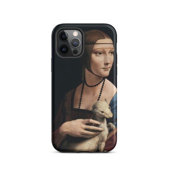 Lady with an Ermine - Leonardo Da Vinci Iphone Case, 12 Pro / Matte, Phone Case Lady Ermine Painting