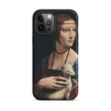 Lady with an Ermine - Leonardo Da Vinci Iphone Case, 12 Pro Max / Matte, Phone Case Lady Ermine Painting